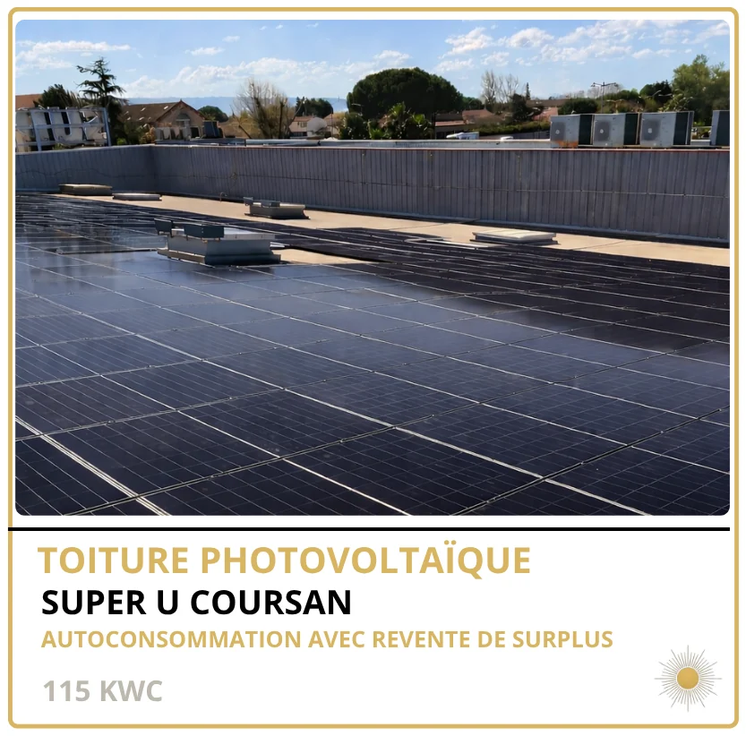 SUPER U COURSAN — Coursan (11), 115 kWc