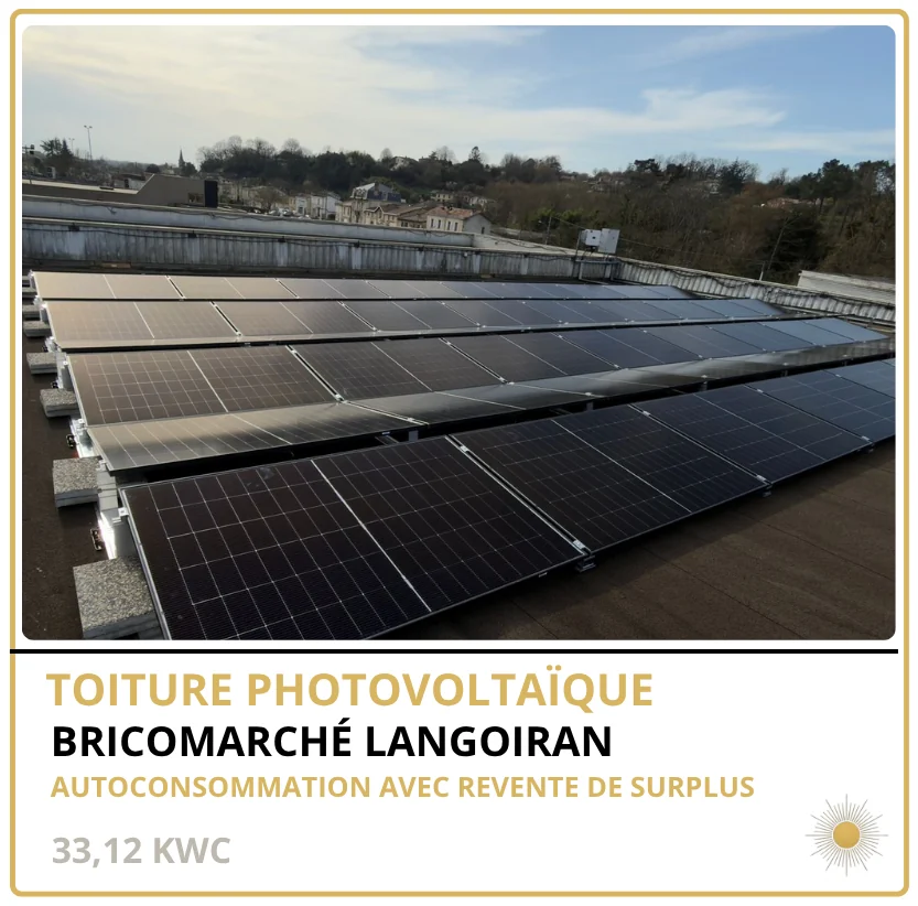 BRICOMARCHÉ LANGOIRAN — Langoiran (33), 33,12 kWc