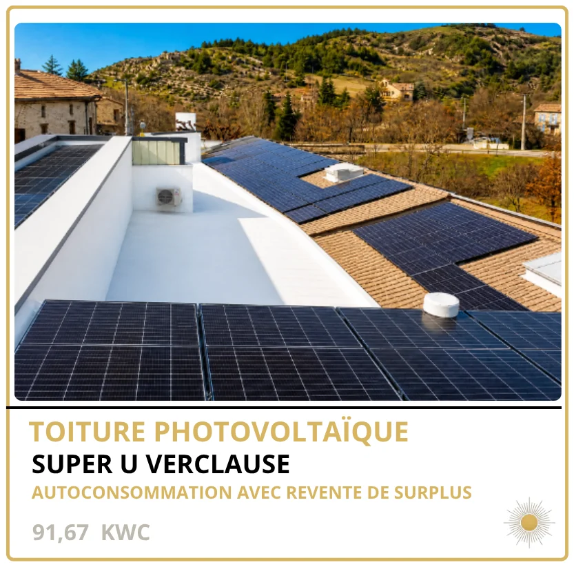 SUPER U VERCLAUSE — Verclause (26), 91,67 kWc
