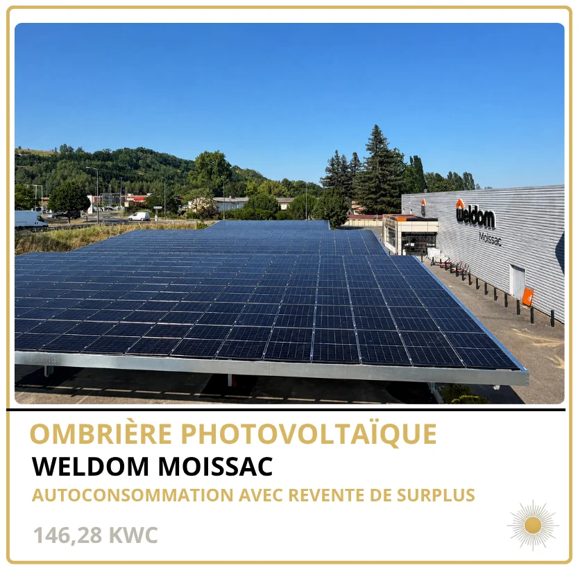 WELDOM MOISSAC — Moissac (82), 146,28 kWc