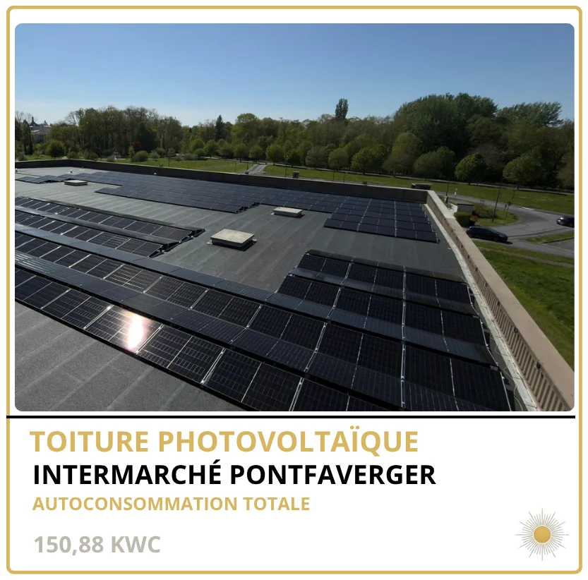 INTERMARCHÉ PONTFAVERGER — Pontfaverger-Moronvilliers (51), 150,88 kWc