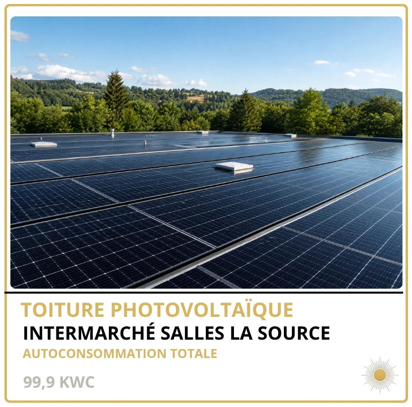 INTERMARCHÉ SALLES LA SOURCE — Salles-la-Source (12), 99,9 kWc