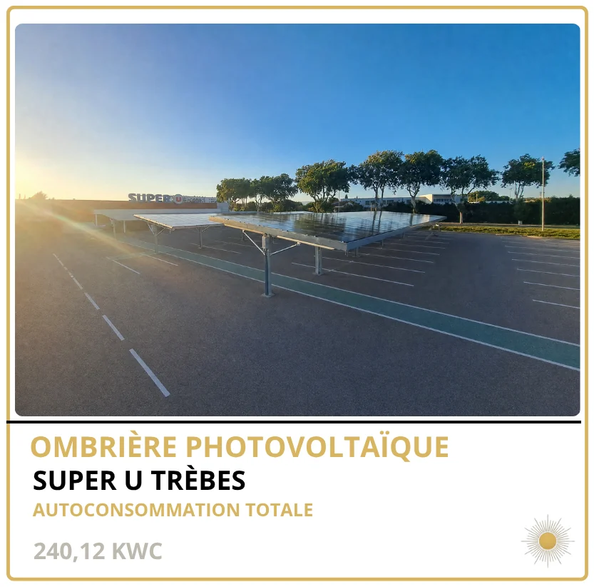 SUPER U TRÈBES — Trèbes (11), 240,12 kWc