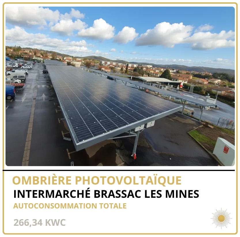INTERMARCHÉ BRASSAC LES MINES — Brassac-les-Mines (63), 266,34 kWc